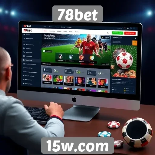 Avaliação da interface do usuário no site 78bet